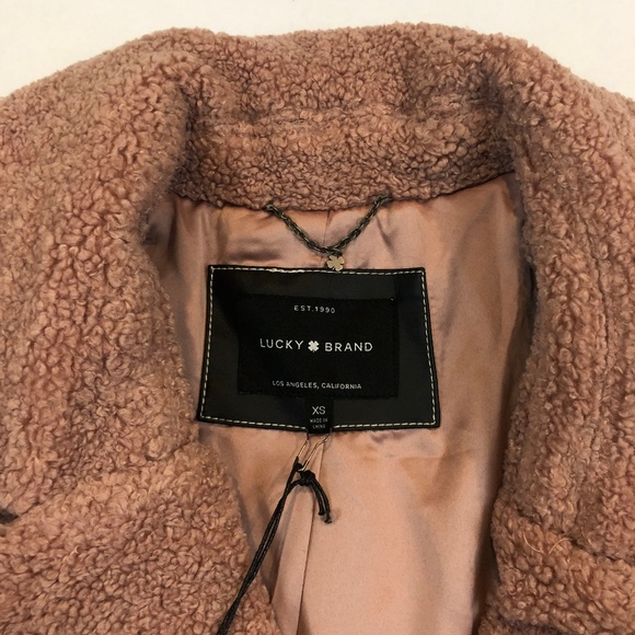 Lucky Brand Teddy Sherpa Coat - Picture 2 of 6
